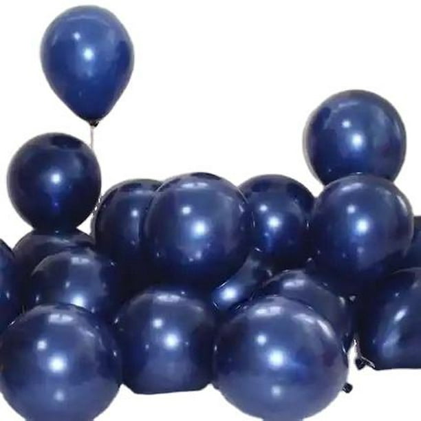 Globos Azul Marino 5 Pulgadas 50 Pzas Globo de Fiesta de Látex Azul Oscuro  para Boda Baby Kalafala Kalafala