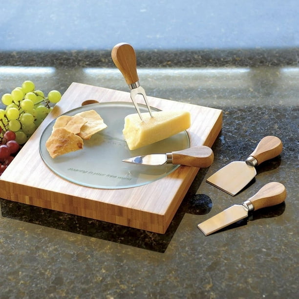 Cuchillo de queso, juego de 7 cuchillos de queso para tabla de embutidos,  cuchillos de queso, cortador de queso, tenedor de queso, cuchillos de