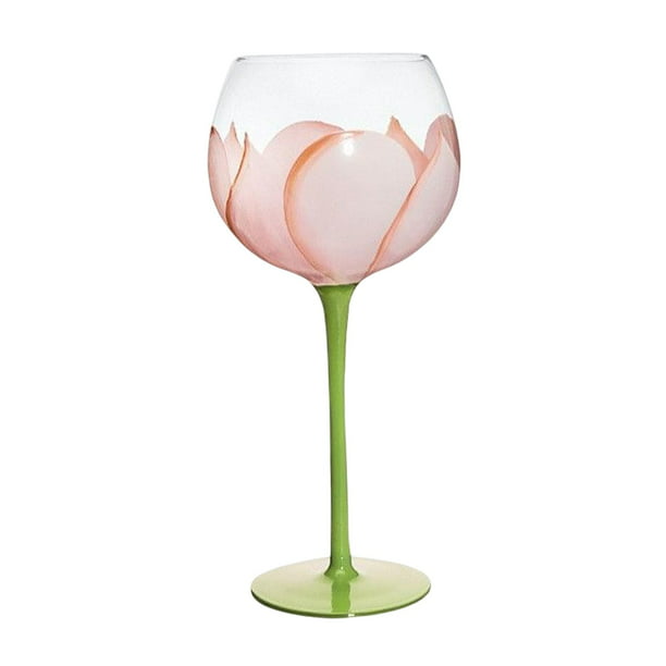 Bebidas elegantes Vidrio Pintado a mano Vasos Vasos Copa de agua  Cristalería Regalos 14 Copa para fiesta Sala de estar Restaurante  Inauguración Pub 