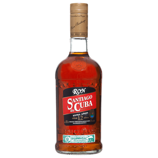 Pack de 6 Ron Santiago De Cuba Extra Añejo 12 Años 700 ml Santiago De