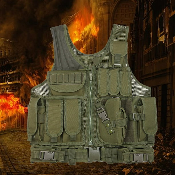 Chaleco táctico Plate Carrier Assault Gear Chaqueta para hombres Mujeres al  Ruina Cola Chaleco de juego al aire libre