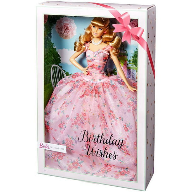 mad Brokke sig Underholde Barbie de Coleccion MATTEL Birthday Whises | Walmart en línea