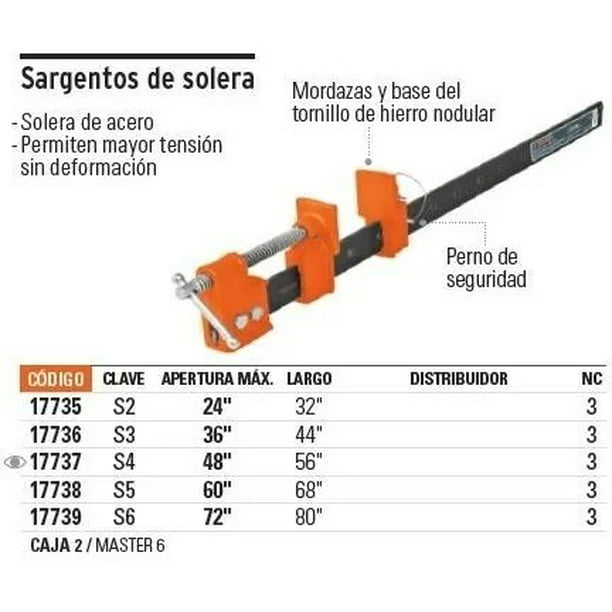 Sargento Solera 0.90 Metros Cela S3