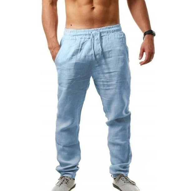 Pantalones de mezclilla para hombre con bolsillos laterales sólidos,  ajustados, pantalones de mezclilla