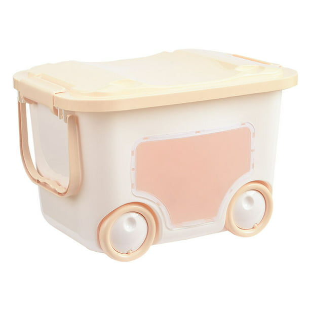 Caja de almacenamiento de juguetes para niños, diseño de polea
