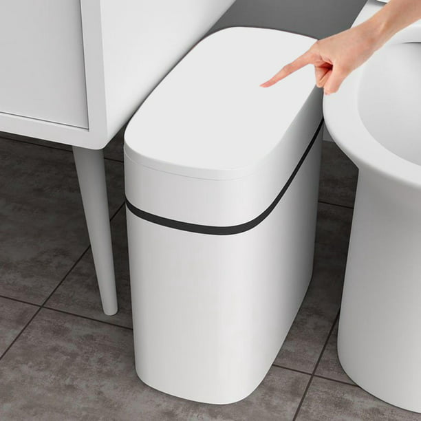Comprar Cubo de basura 18L con tapa Sensor inteligente sin contacto Bote de  basura inteligente silencioso para cocina Baño Dormitorio Embolsado  automático Bote de basura electrónico
