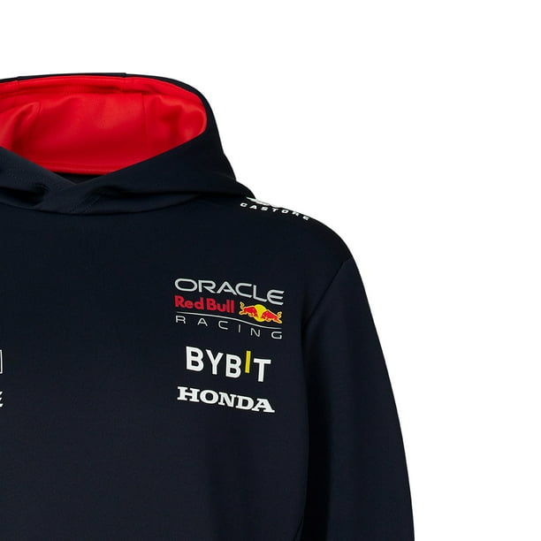 Sudadera con capucha Oracle Red Bull Racing Logo - Rojo - Niño