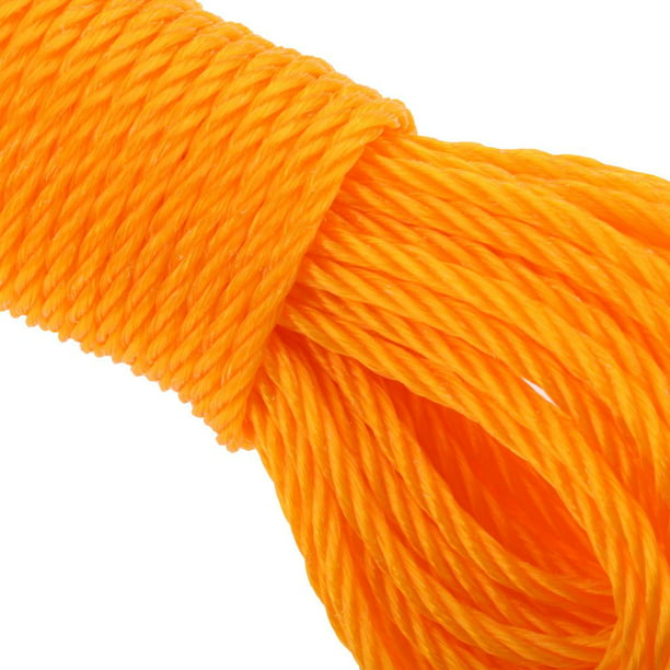 Paquete De 3 Piezas Líneas De De Cuerda De Nylon Tendedero 20m 10m Línea De  Camping Libre 20m (azul + naranja ) DYNWAVEMX Cuerda de nylon Cuerda para  tender la ropa