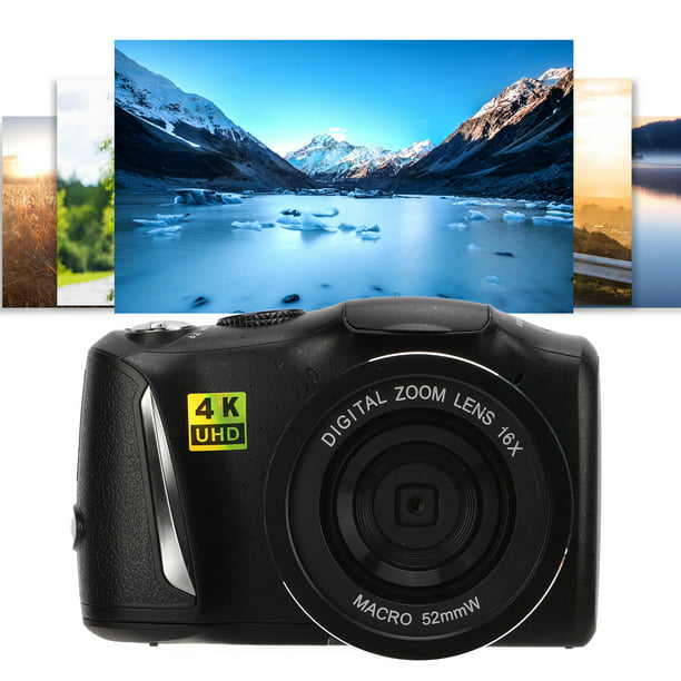  Cámara digital para fotografía de 48 MP FHD con WiFi de 3.0  pulgadas 16X zoom digital videocámara para  con tarjeta SD de 32 GB  y 2 baterías : Electrónica