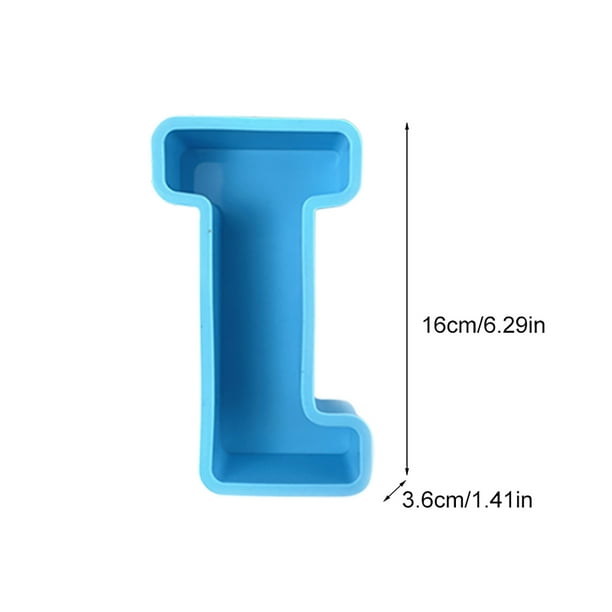 Moldes de resina de letras grandes, moldes de silicona del