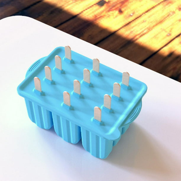 Forma de barco Molde de hielo de silicona Herramienta de bricol de paleta  de silicona Fabricante de paletas de fácil limpieza para utensilios de  cocina