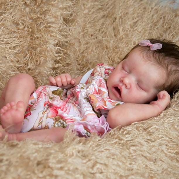 Muñecas Reborn de 17 pulgadas Realistas recién nacidos, silicona de cuerpo entero Muyoka Hogar | Walmart en línea