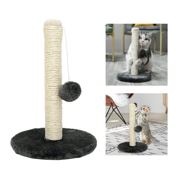 Rascador de sisal de gato de 20.5 pulgadas de alto, sin perforaciones, para  pared, para sofá, esquina, poste rascador, alfombrilla de sisal