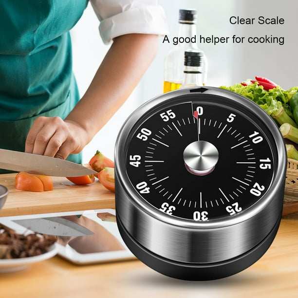 Mecánico con alarma fuerte Reloj temporizador de cocina de chef de 60  minutos para niños y adultos Hugtrwg Para estrenar