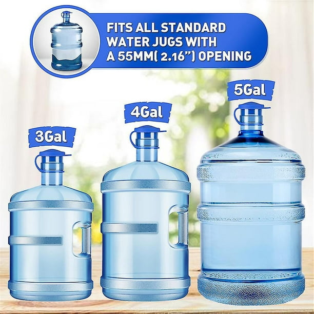 Botella 1 Litro Para Agua Anillada Con Tapa Antiderrames
