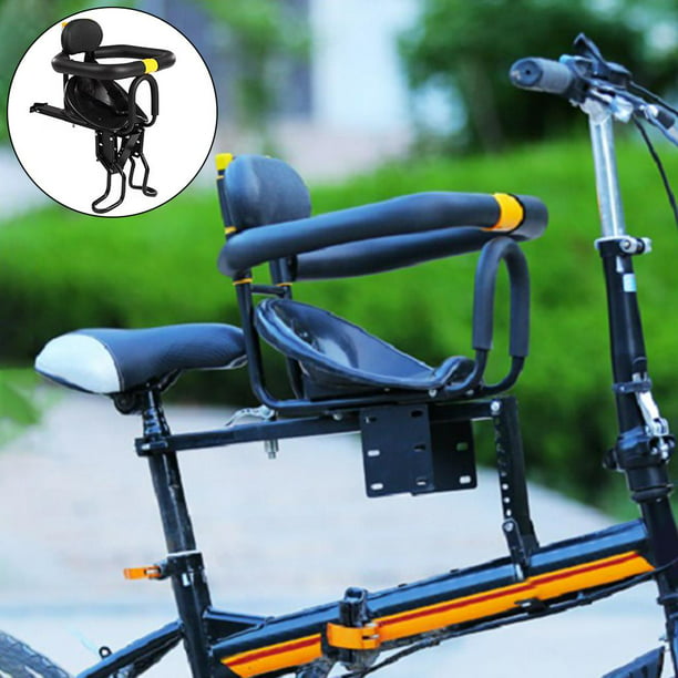 Sillas de bicicleta para niños, portabebés de bicicleta con respaldo de  pedales de hasta 110.2 lbs de 3 a 7 años para niños asiento delantero con