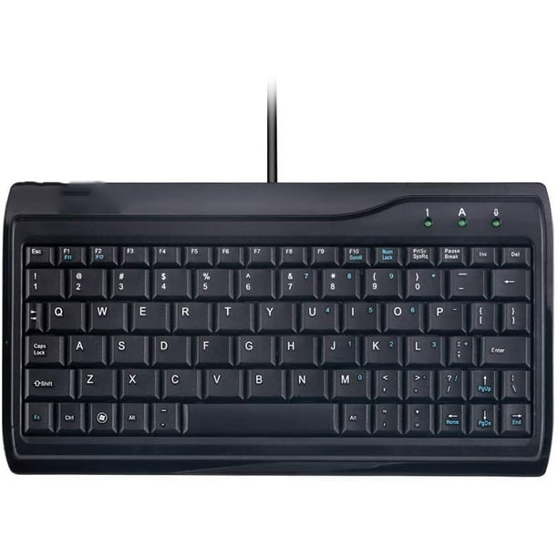 Super Mini Teclado con cable, teclado de 78 teclas de tamaño completo,  ajuste portátil pequeño con uso profesional o industrial para computadora  portátil Mac Notebook Zhivalor CZDZ-HY66