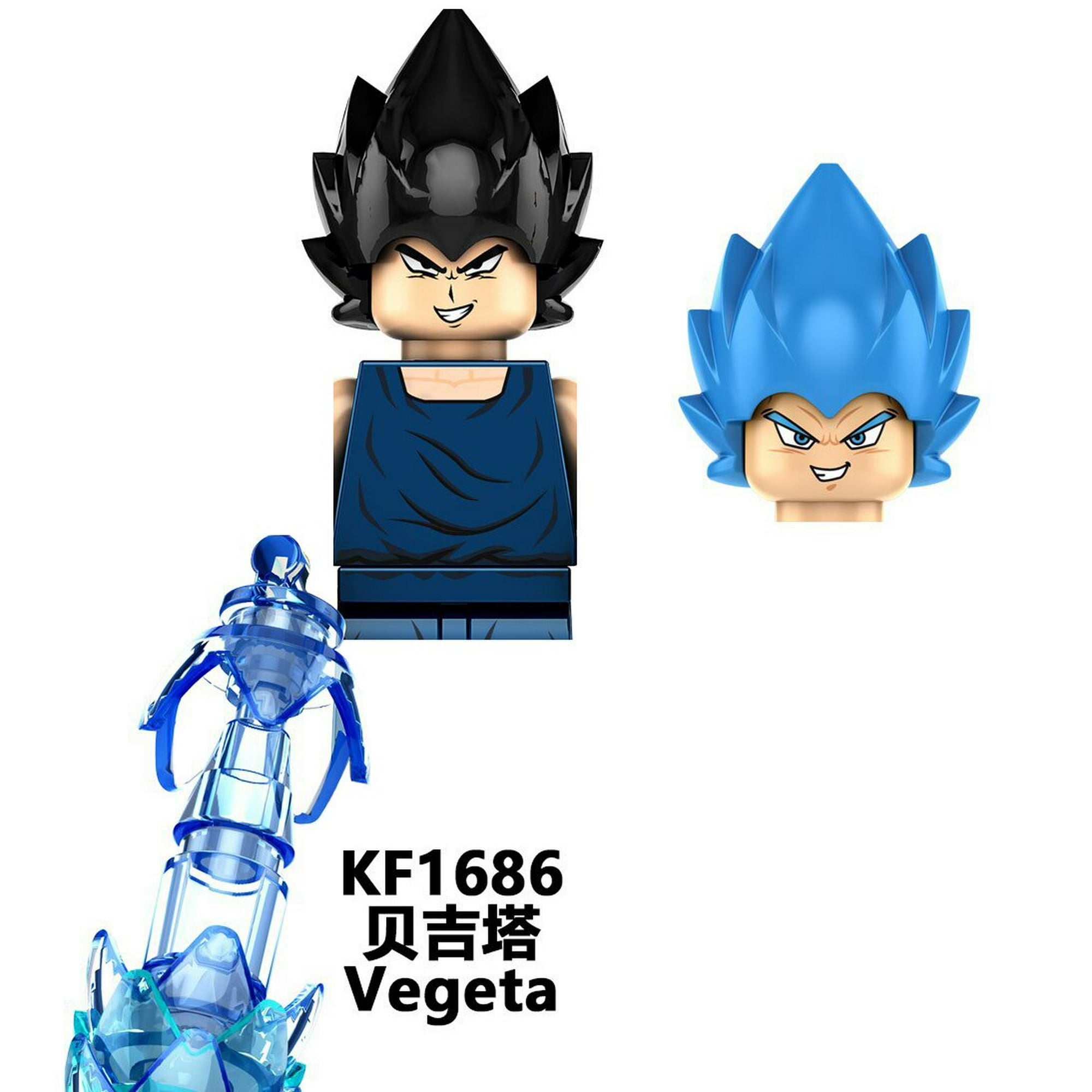 Pg8167 dragon ball z blocos de construção anime dos desenhos animados goku  vegeta mini figura ação