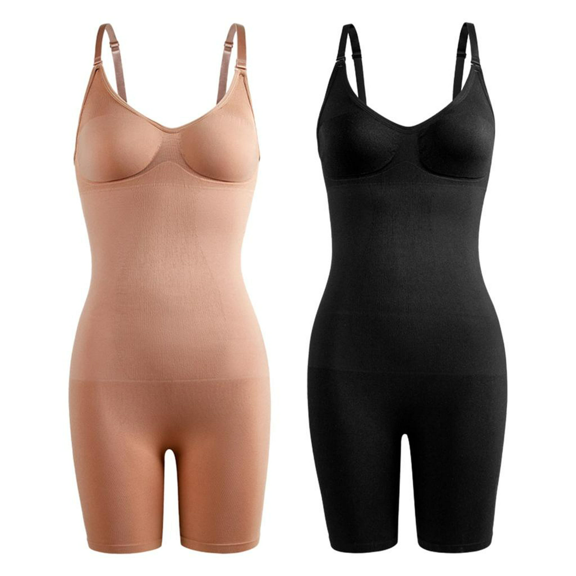Moldeador De Cuerpo para Mujeres Fajas Sin Costuras Levantador De Glúteos  Body De Control De Barriga Cuerpo Completo (Color : Marrón, Tamaño : XL) (A
