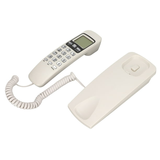 Teléfono con cable, KXT777CID Teléfono de pared con cable Teléfono fijo  Teléfono con cable Teléfono de pared retro hecho a medida para la  perfección