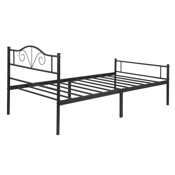 Base para Cama Plegable Ideal Individual Negro Excelsior Individual