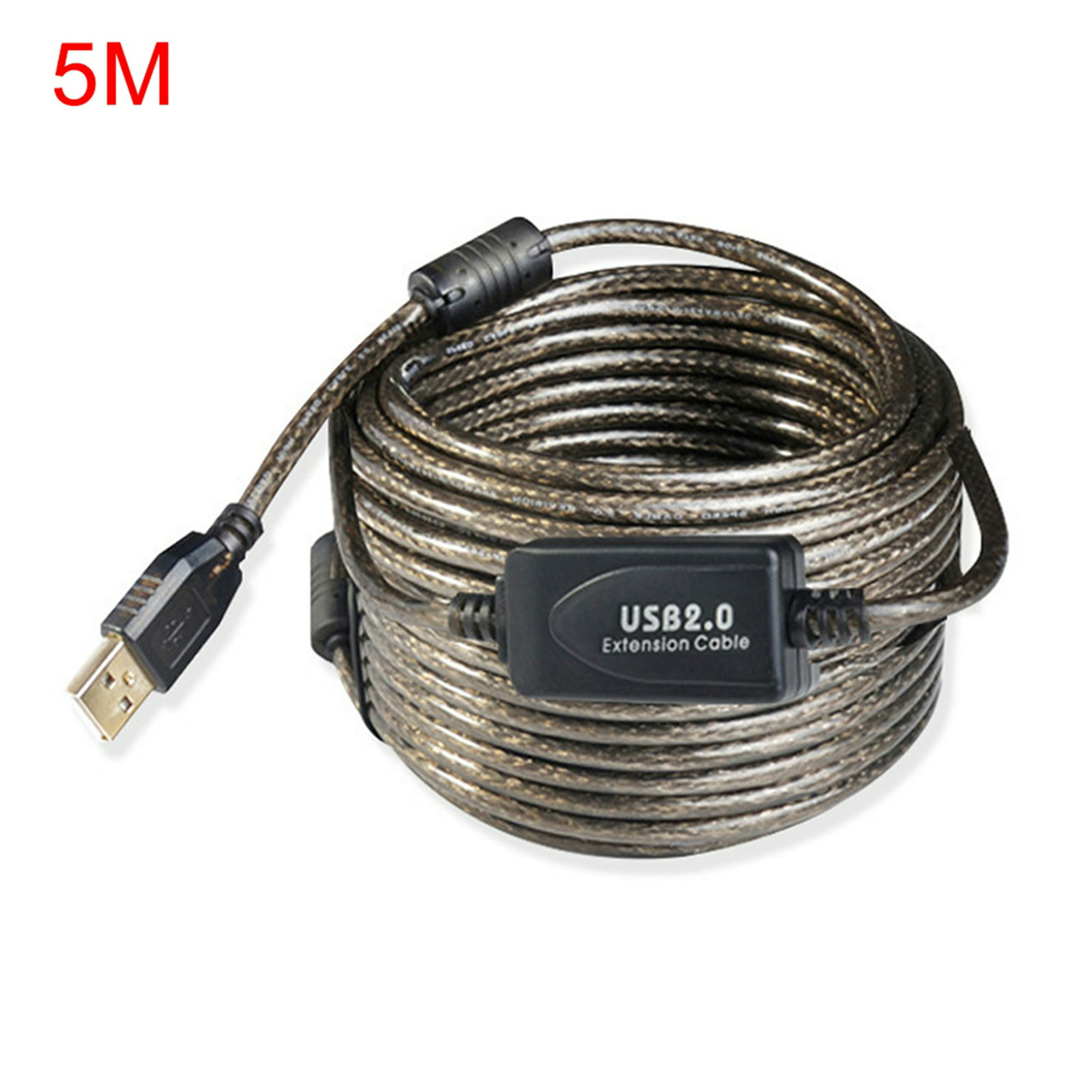 Cable alargador extensor USB 3.0 nylon 1 M Gris