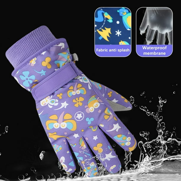 Ylucky Guantes de invierno con pantalla táctil para mujer, guantes mágicos  cálidos, guantes de dibujos animados, guantes para clima frío, guantes de