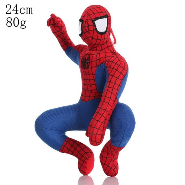 24 cm Marvel Avengers Super Hero Spider Man peluche muñeca niños regalo  zhangyuxiang unisex
