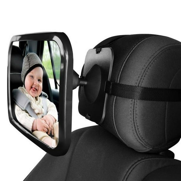 Espejo retrovisor para asiento trasero de coche, asiento ajustable para bebé/niño,  espejo de segurid Ehuebsd Accesorios para autos y motos