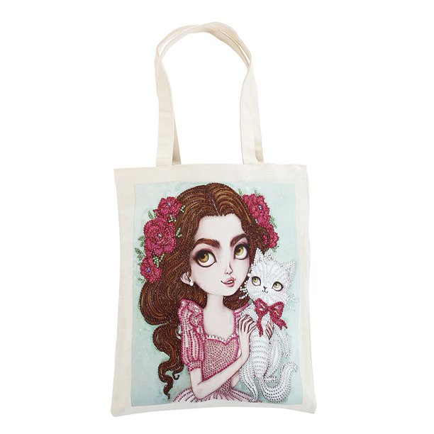 NEW FASHION DIY Diamond Painting Handbag Mosaic Drill Eco-friendly Shopping  Bags Totes