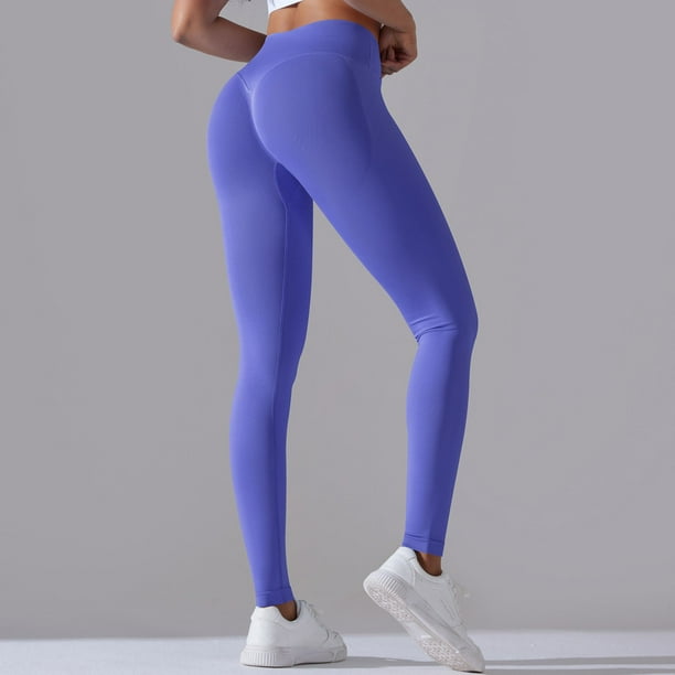 Gibobby Pantalon yoga mujer Pantalones ajustados de color melocotón para  levantamiento de cadera para mujer(AG,XL)