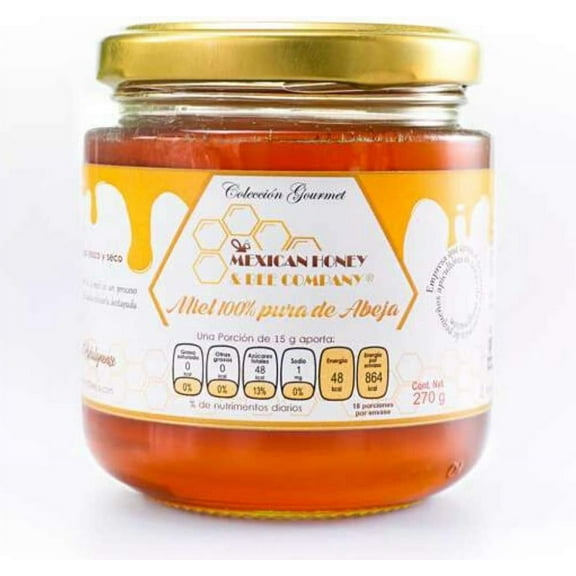 Miel 100% de abeja colección gourmet Mexican Honey 270gr