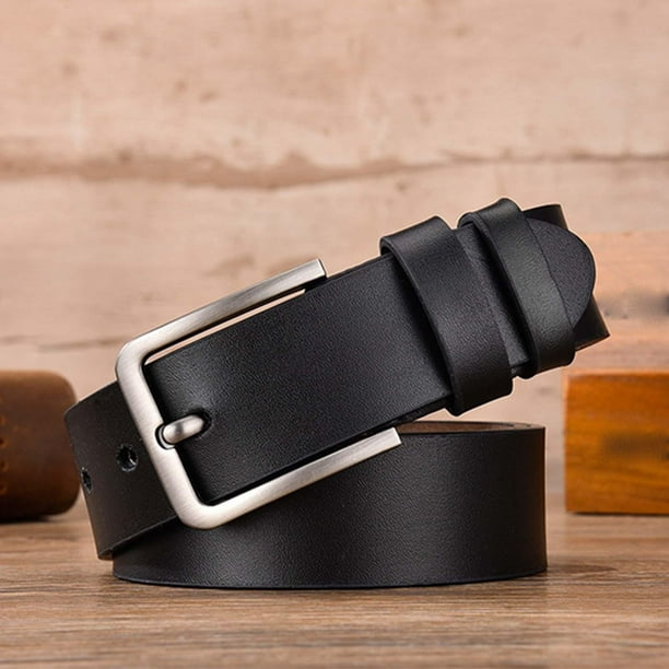 Cinturones Cinturón de cuero para hombre para el trabajo, casual