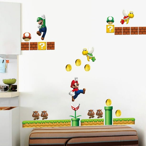 Nintendo Wall Graphics, pegatinas de Mario para tu pared