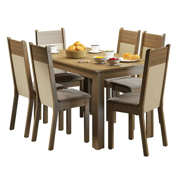 juego de comedor honduras mesa madesa tapa de madera con 6 sillas madesa xb044695zx