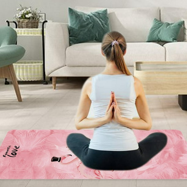 Esterilla de Yoga de 12mm de grosor, almohadilla de Yoga plegable, manta de  Yoga con bolsa de almacenamiento, esterilla de ejercicio de alta densidad  Estilo F Sunnimix Almohadilla de yoga