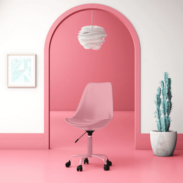Silla de escritorio infantil, color rosa - Shopmami