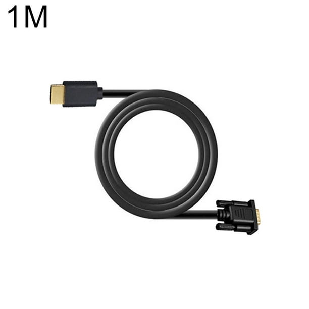  Cable adaptador HDMI a VGA, HDMI macho chapado a VGA hembra  cable de vídeo 1080p, 40 pulgadas : Electrónica