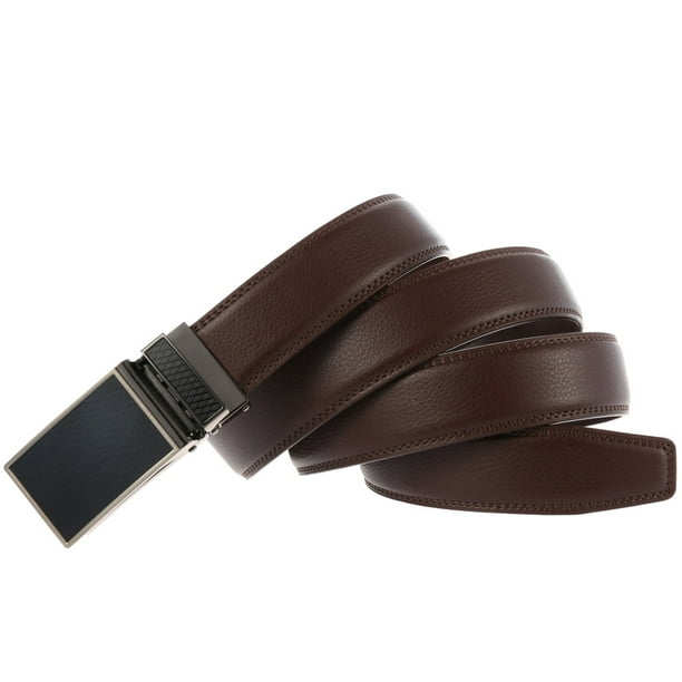 Hebilla de cinturón de cuero genuino para hombre, accesorio de negocios,  automático, adecuado para 3,0 cm y 3,1 cm de ancho
