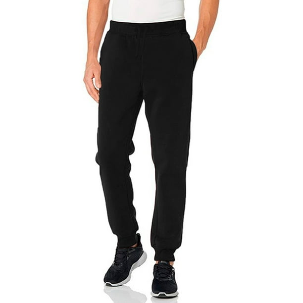 Pantalones de chándal ajustados para hombre, ropa deportiva informal, color  negro, para gimnasio
