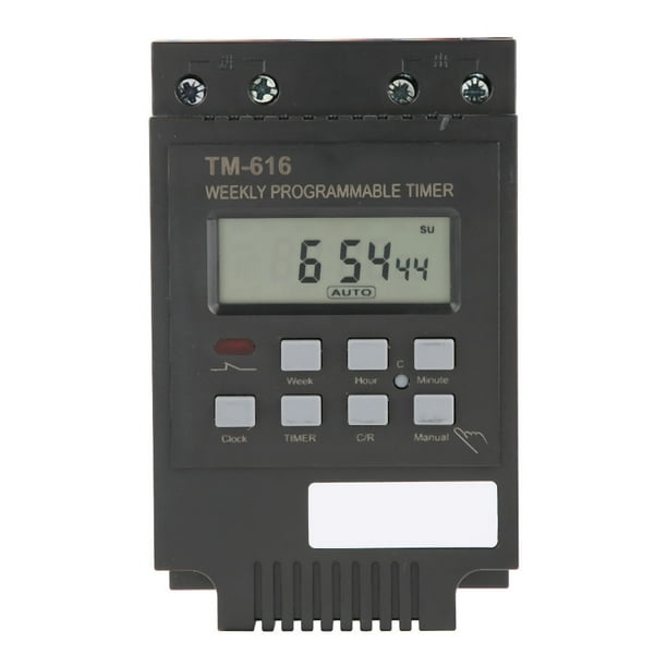 Interruptor de tiempo programable digital de 7 días Ac 220V