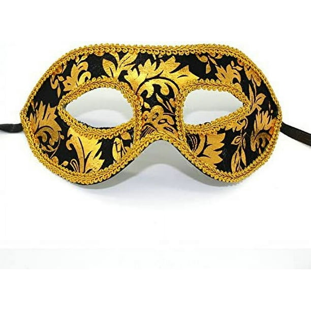 Máscara veneciana de mascarada para hombre, 4 Uds., máscara para ojos de  fiesta JM