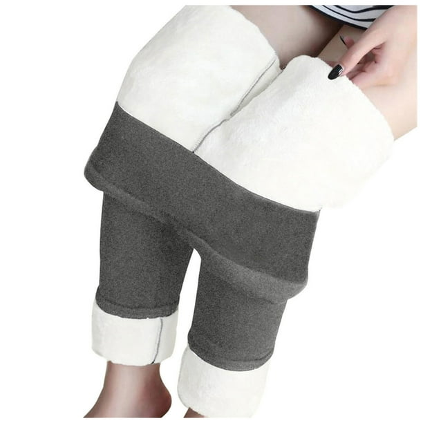 Gibobby Pantalones para el frío de mujer Leggings con estampado informal de  invierno para mujer, pan Gibobby