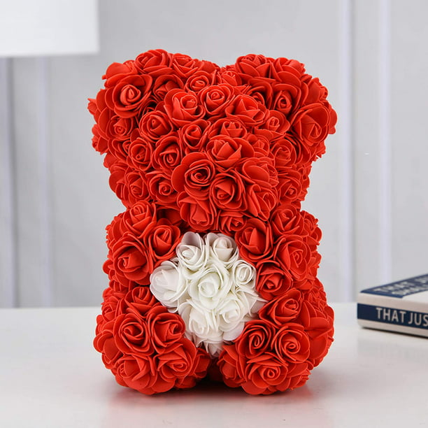  ZXS4RR Regalos de oso de flores para mujeres y ella, regalo de  oso de peluche de rosas para mujer, regalo romántico para el día de San  Valentín para esposa y ella