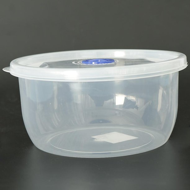 Contenedor de Caja de Comida de Plástico Transparente de Tamaño Mediano Y  Grande con Tapa - 2 Rectángulo 1400ml Sunnimix Contenedor de almacenamiento  para refrigerador