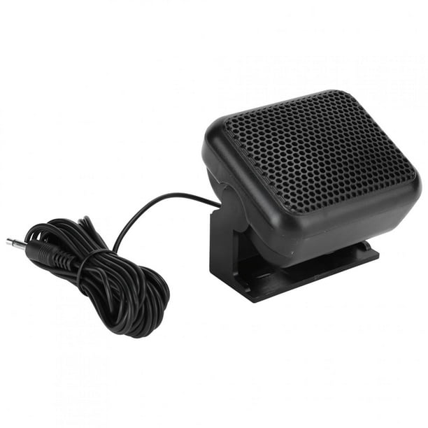 Mini 0.138 in enchufe 3W con cable altavoz externo micrófono de radio móvil  para Kenwood para Yaesu ICOM jamón radios de coche