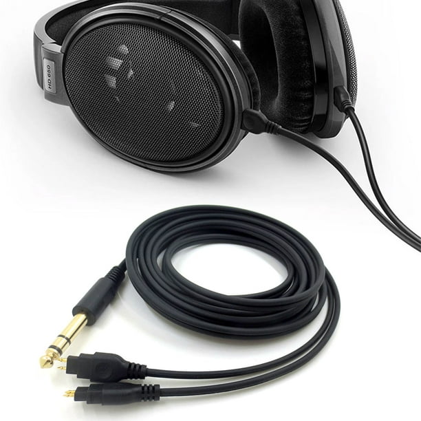 Kuymtek Cable de audio de repuesto para auriculares Sennheiser HD580 HD600  HD650