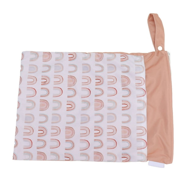 4 bolsas húmedas y secas para pañales de tela para bebé, bolsa impermeable  para artículos húmedos, bolsa de viaje lavable, bolsa de pañales de tela