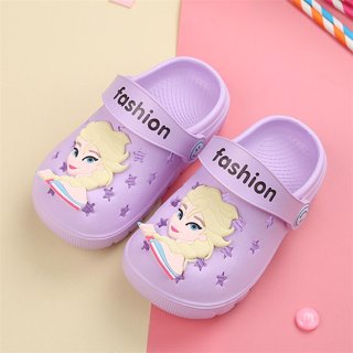 Nuevas sandalias de Disney para niñas, zapatos de princesa elsa de tacón  alto a la moda para niños, zapatos de cristal congelados, zapatos de