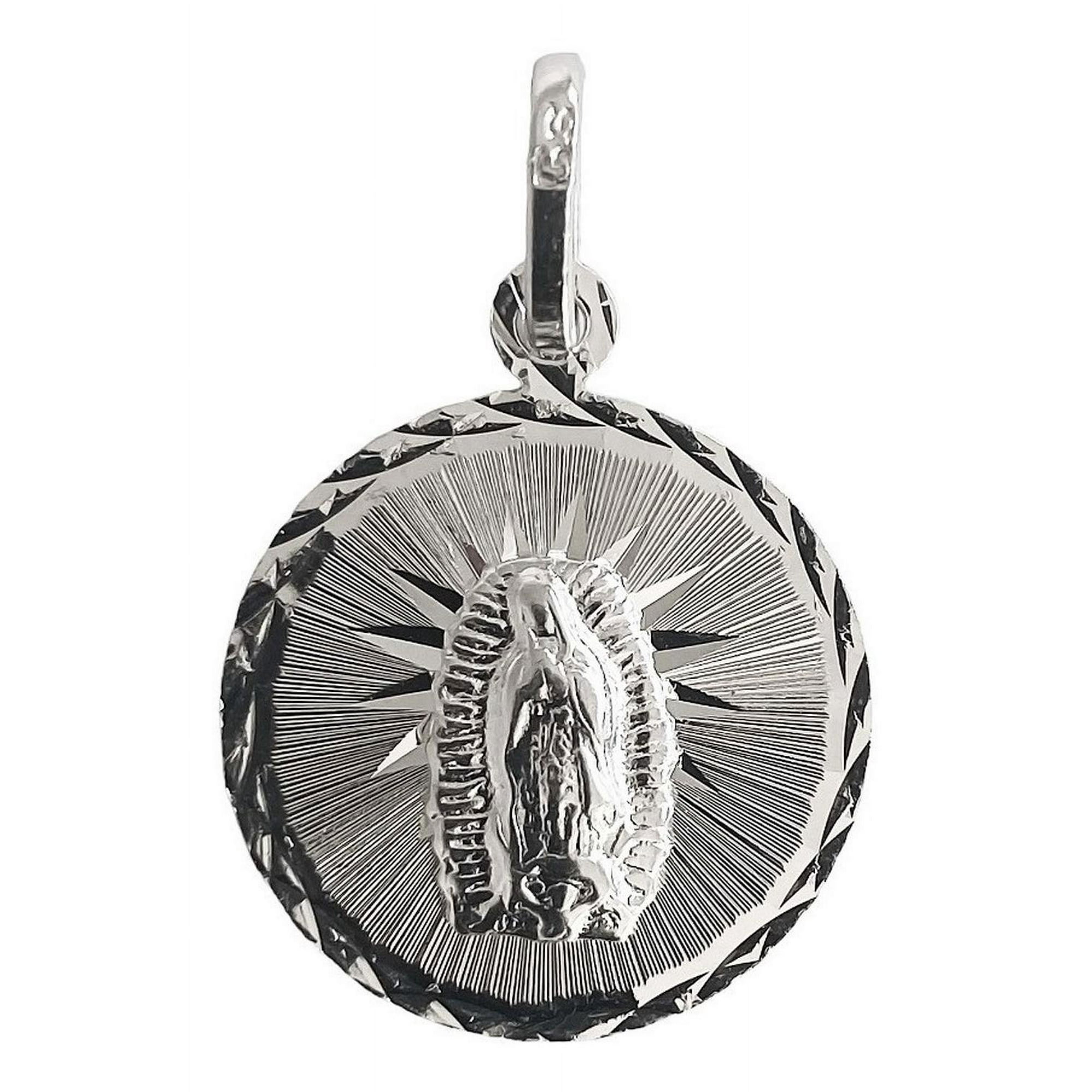 Cadena de plata 925, Mex, Virgen de Guadalupe